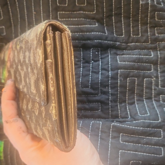 Louis Vuitton Brown Denim Wallet - Picture 7 of 8